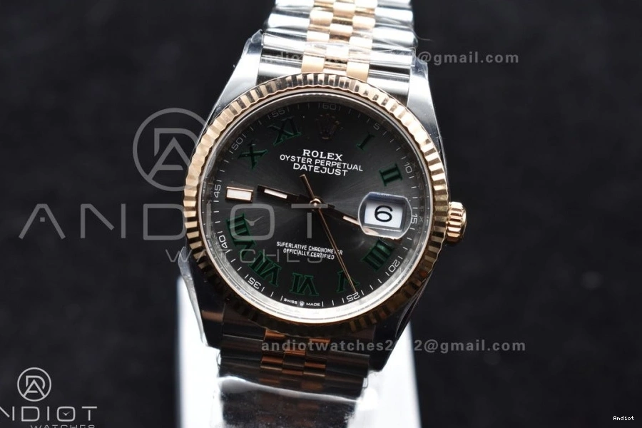Steel Marker 36 Gray on 567 1:1 904L Jubilee VR Best Edition Roman Green RG Premium DIal Clean 126231 DateJust SS Bracelet 0727